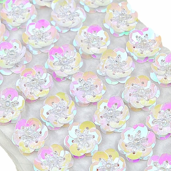 Set of 2…2x3 sequin flowers frames - Picture 5 of 5